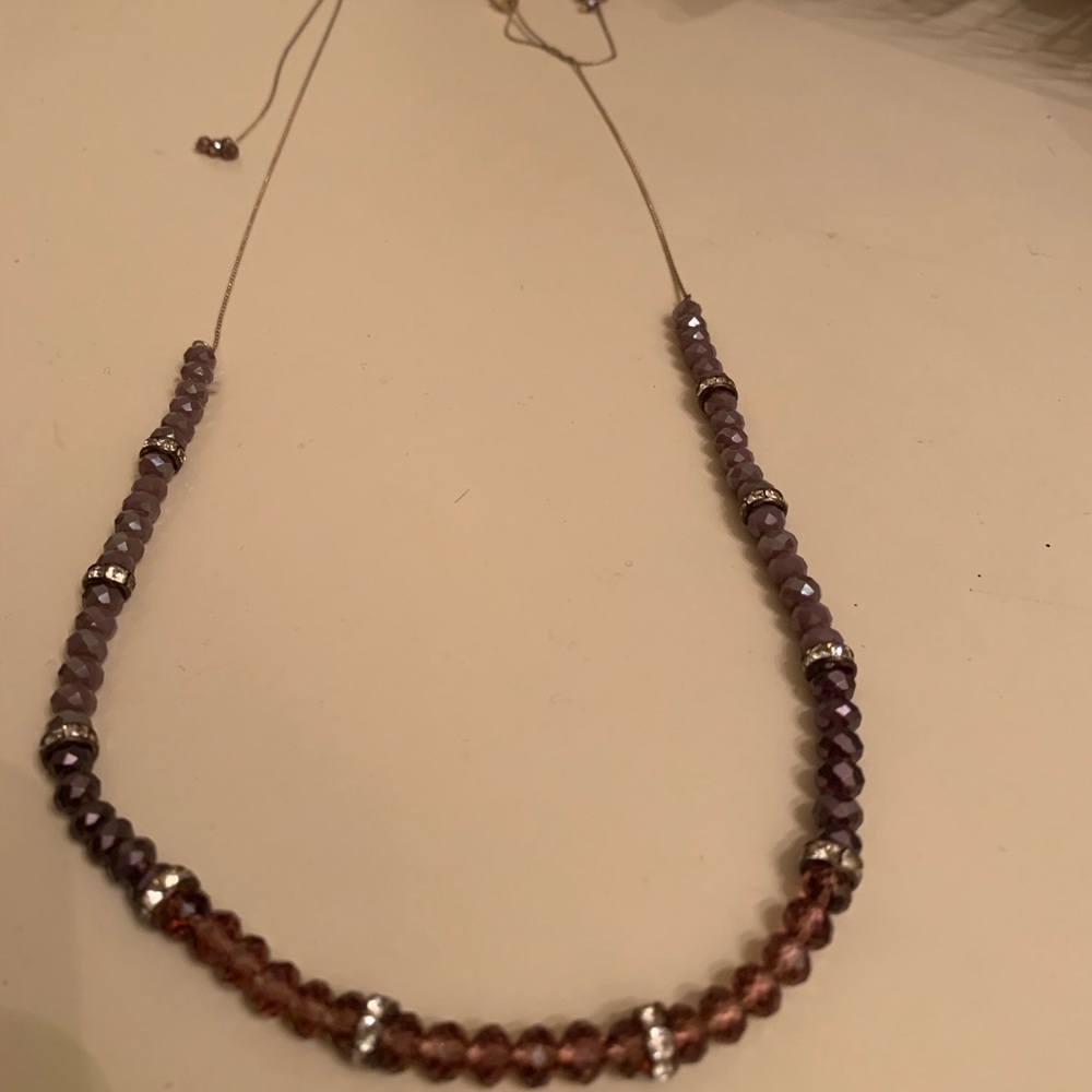 Purple Jewel necklace